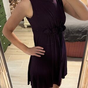 Susana Monaco Dark Purple Midi Dress